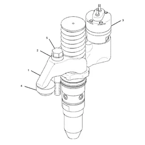 Fuel Injector 392-0211 for Caterpillar CAT Engine 3512B 3516B Excavator 5130B 5230B Truck 777B 776D 777 784C 785 789 789B — 2