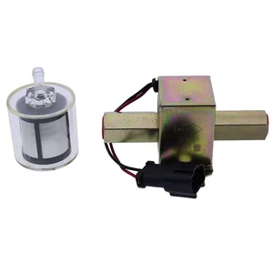12V Fuel Pump 416-5886 with Filter 416-5884 for Caterpillar CAT Loader 226D 232D 236D 239D 242D 246D 249D 257D 259D 262D 272D 277D 279D 287D 289D 297D 299D — 5
