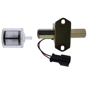 12V Fuel Pump 416-5886 with Filter 416-5884 for Caterpillar CAT Loader 226D 232D 236D 239D 242D 246D 249D 257D 259D 262D 272D 277D 279D 287D 289D 297D 299D — 3