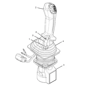LH Control Handle 506-5274 for Caterpillar CAT 312E 312E 320E 324E 329E 336F 340F 349F 374F 390F — 5