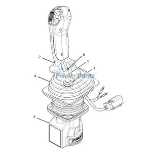 RH Control Handle 506-5273 for Caterpillar CAT 312F 312E 320E 324E 329E 336F 340F 349F 374F 390F — 6