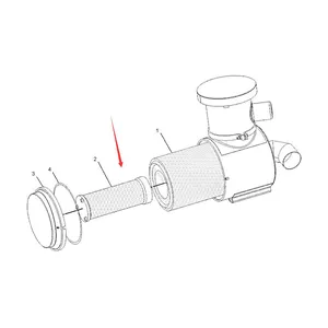 Air Fileter 6I2502 for Caterpillar Engine 3208 3304 3306B 3406C CAT Excavator 235C 320B 320C 320D 320D2 322B 322C 325B — 2