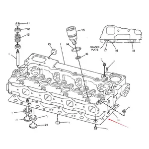 Cylinder Head Gasket 7N8022 for Caterpillar 3304 3304B Excavator CAT 215 215B 215C 215D 219 219D 225 225B 225D 229 229D E240 EL240 — 2