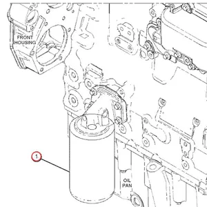 Oil Filter 7W2326 for Caterpillar CAT Engine 3054 3056 Excavator M312 M315 M313C M313D — 7