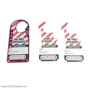 CAT LIFT TRUCKS – HASP,LABLED SNAP ON A000016851