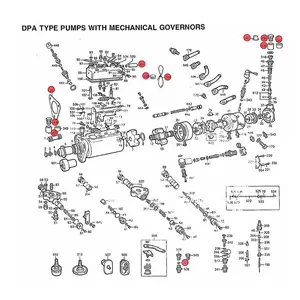 CAV Overhaul Rebuild Kit Iucas DPA Roto Diesel Injection Pump for Delphi Massey Ferguson MF Ford Tractor — 3