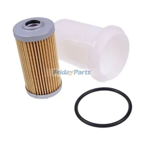 Fuel Filter CH15553 CH10060 with O-ring & Bowl CH15983 for John Deere Tractor 415 425 445 455 650 670 750 — 4