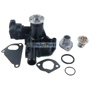 Water Pump AM882090 & Thermostat M811034 & Cover CH15535 for John Deere… — 9