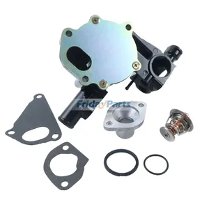 Water Pump AM882090 & Thermostat M811034 & Cover CH15535 for John Deere… — 7