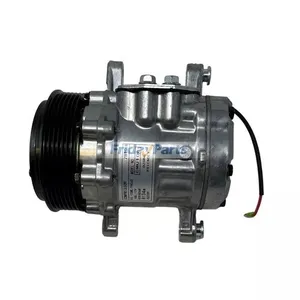 CMU108 Universal A/C Compressor designed for Sanden SD7B10 with Serpentine Belt 6PK 112mm Running On R134a Refrigerant — 3