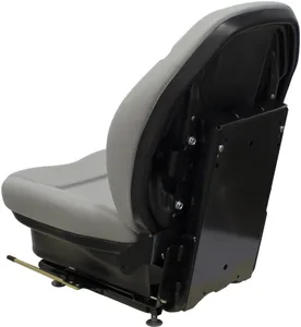 Dynapac CC122 Roller Replacement Seat & Mechanical Suspension - Gray Vinyl — 4