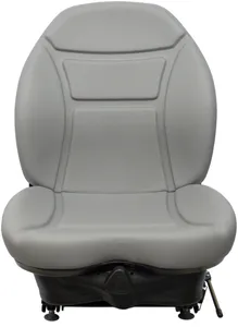 Dynapac CC122 Roller Replacement Seat & Mechanical Suspension - Gray Vinyl — 9