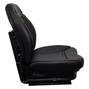 Genie GTH1056 Telehandler Replacement Seat & Mechanical Suspension - Black Vinyl — 7