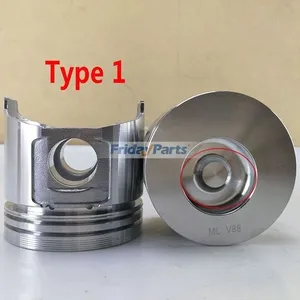 Cylinder Liner Kit for Komatsu 4D88E-3 4D88E-5 4D88E-6 4D88E-7 PC40MR-2 PC50MR-2 PC45R-8 SK714-5 SK815-5 WA50-6 — 2