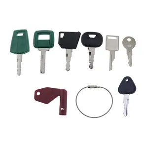 8 Pcs Ignition Key for Volvo Laser Bobcat New Holland CASE John Deere JLG Heavy Equipment — 2