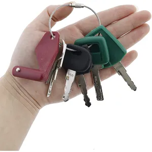 8 Pcs Ignition Key for Volvo Laser Bobcat New Holland CASE John Deere JLG Heavy Equipment — 3