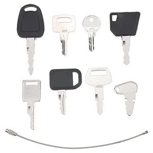 8 Pcs Ignition Key D250 A77313 F900 for Bobcat CASE New Holland Heavy Equipment — 3