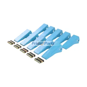 10 Pieces Bucket Teeth 230SP With Pin 23FP for John Deere CASE JCB Skid Steer Loader And Excavator Backhoe — 3