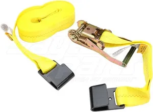 Dayton Parts DC23400227 Ratchet Strap With Flat Hooks - 2 In. X 27 Ft.