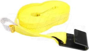 Dayton Parts DC23400227 Ratchet Strap With Flat Hooks - 2 In. X 27 Ft. — 5