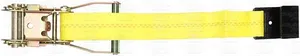 Dayton Parts DC23400227 Ratchet Strap With Flat Hooks - 2 In. X 27 Ft. — 2