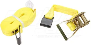 Dayton Parts DC23400227Q 27 Ft. Ratchet Strap With Flat Hooks