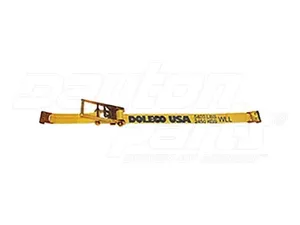 Dayton Parts DC23404327 Ratchet Strap With Flat Hooks - 3 In. X 27 Ft.
