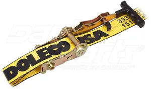 Dayton Parts DC26530227 Ratchet Strap With Flat Hooks Dorapid Ratchet Buckle - 2 Ft. X 27 Ft. — 6
