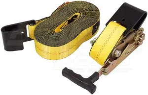 Dayton Parts DC26530227 Ratchet Strap With Flat Hooks Dorapid Ratchet Buckle - 2 Ft. X 27 Ft.