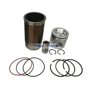 Piston Kit With Liner DZ109364 for John Deere Engine 4045 6068 Tractor 6095B 6110B 6115J 6125E 6135M 6140M 6150M 6165J 6170M 6190M 6205J 6210M