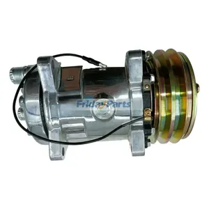 12V 2A SD508 A/C Compressor 3405689R1 E8NN-19D629-AA for New Holland Combine TR86 TR96 Tractor 5110 5610 6410 6810 7410 7610 7910 8630 — 3