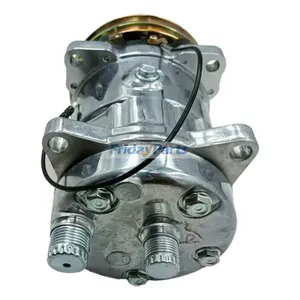 12V 2A SD508 A/C Compressor 3405689R1 E8NN-19D629-AA for New Holland Combine TR86 TR96 Tractor 5110 5610 6410 6810 7410 7610 7910 8630 — 4