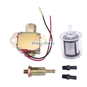 12V Fuel Pump 416-5886 with Filter 416-5884 for Caterpillar CAT Loader 226D 232D 236D 239D 242D 246D 249D 257D 259D 262D 272D 277D 279D 287D 289D 297D 299D — 5