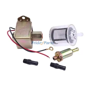 12V Fuel Pump 416-5886 with Filter 416-5884 for Caterpillar CAT Loader 226D 232D 236D 239D 242D 246D 249D 257D 259D 262D 272D 277D 279D 287D 289D 297D 299D — 4