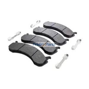 4 Pieces Disc Brake Pad EMD786A for Euclid Meritor