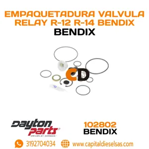 EMPAQUETADURA VALVULA RELAY R-12 R-14 BENDIX