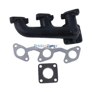 Exhaust Manifold 15371-12370 With Gasket for Kubota Engine D1402B Tractor L2002 L2402 L1802 L175 L185 L1500DT New Holland Loader L454 L455 — 4