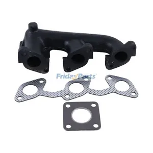 Exhaust Manifold 15371-12370 With Gasket for Kubota Engine D1402B Tractor L2002 L2402 L1802 L175 L185 L1500DT New Holland Loader L454 L455 — 2