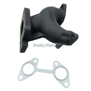 Exhaust Manifold 15841-12313 with Gasket 15841-12350 for Kubota Engine Z482 — 2