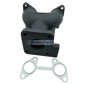 Exhaust Manifold 15841-12313 with Gasket 15841-12350 for Kubota Engine Z482