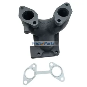 Exhaust Manifold 15841-12313 with Gasket 15841-12350 for Kubota Engine Z482 — 3