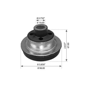 Fortpro Cabin Mount Compatible with Freightliner FLD 120 Series Trucks…