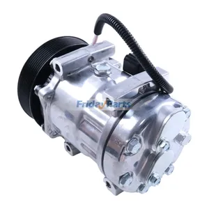 A/C Compressor F69-1014 for Paccar Engine MX13 Kenworth T660 T680 T880 Peterbilt 367 389 579 Truck — 4