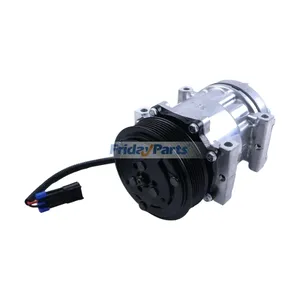 12V 7PK 126mm SD7H15 A/C Compressor F69-1015-151 F69-1013 F69-1015-131 for Kenworth T680 T880 T660 Peterbilt 365 367 389 567 579 587 Truck — 6
