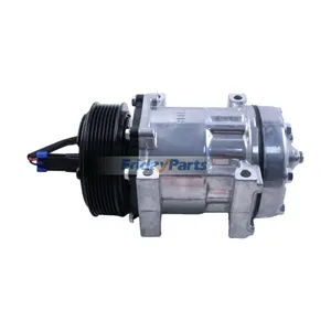 12V 7PK 126mm SD7H15 A/C Compressor F69-1015-151 F69-1013 F69-1015-131 for Kenworth T680 T880 T660 Peterbilt 365 367 389 567 579 587 Truck — 3
