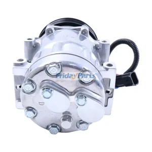 12V 6PK 126mm 7H15 A/C Compressor F69-1015-111 F69-1028-111 for Peterbilt 365 367 389 Kenworth T680 T660 T880 Truck — 6