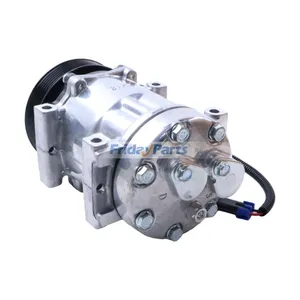 12V 6PK 126mm 7H15 A/C Compressor F69-1015-111 F69-1028-111 for Peterbilt 365 367 389 Kenworth T680 T660 T880 Truck — 3