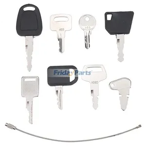 8 Pcs Ignition Key D250 A77313 F900 for Bobcat CASE New Holland Heavy Equipment — 3