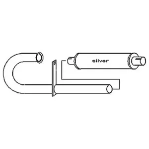 Vertical Muffler & Pipe Unassembled for New Holland® || Replaces OEM # FD1010