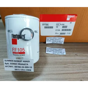 FLEETGUARD FF105 FF-105 FF 105 FUEL FILTER CUMMINS 3315844 - ORIGINAL